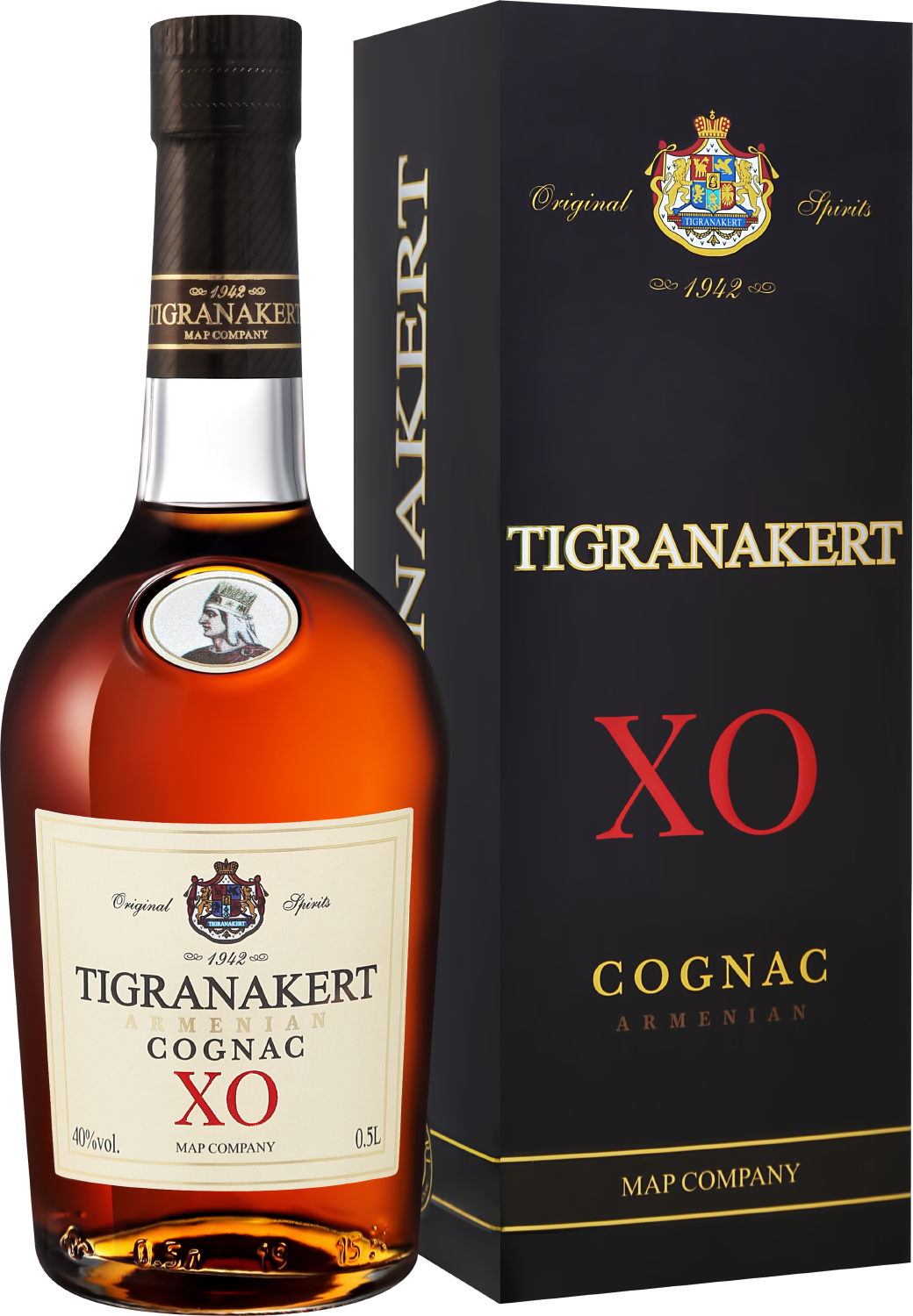 Коньяк Tigranakert XO in gift box 0,5 л фото