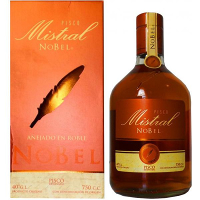 Писко Pisco Mistral Nobel Reservado in gift box 0,75 л фото