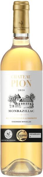 Вино Белое Сладкое Chateau Pion Monbazillac 2020 0,75 л фото