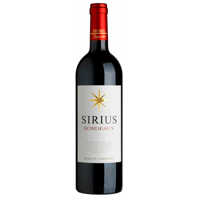 Вино Красное Сухое Sirius Rouge Bordeaux 2019 0,75 л фото