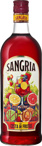 Винный напиток Красное Сладкое Sangria Cesta De Frutas 1 л фото