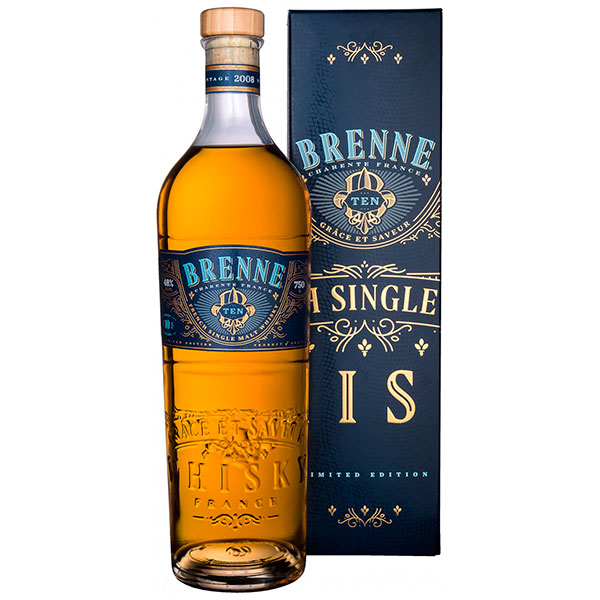 Виски Brenne 10 Years Old Single Malt in gift box 0,7 л фото