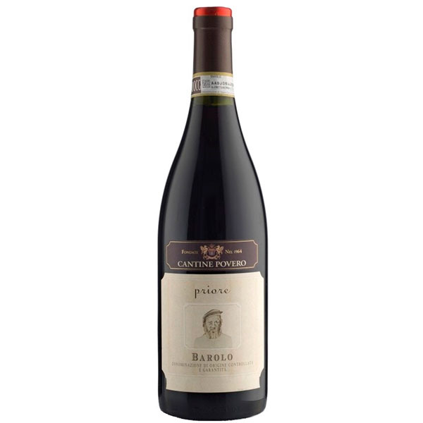 Вино Красное Сухое Cantine Povero Priore Barolo 2018 0,75 л фото