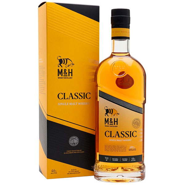 Виски M&H Single Malt Classic in gift box 0,7 л фото