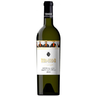 Вино Белое Сухое Tamada Qvevri White 2015 0,75 л фото