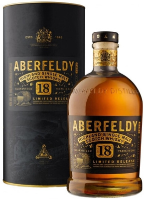 Виски Aberfeldy 18 Years Old Single Malt Highland in tube 0,7 л фото
