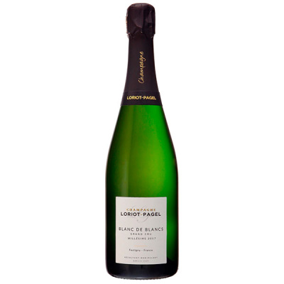 Шампанское Белое Брют Loriot-Pagel Blanc de Blancs Grand Cru Millesime Brut 2017 0,75 л фото