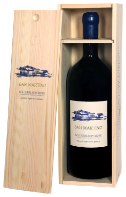 Вино Красное Сухое San Martino Bolgheri Superiore in gift box 2018 1,5 л фото
