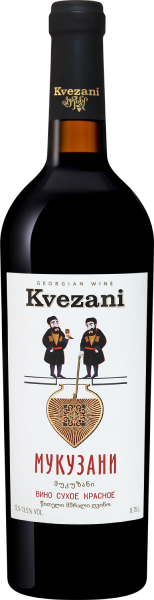 Вино Красное Сухое Tiflisi Marani Kvezani Mukuzani 2019 0,75 л фото