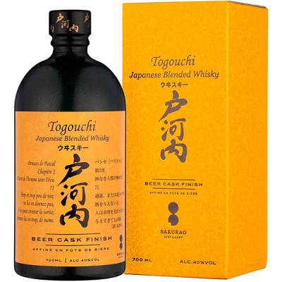 Виски Togouchi Beer Cask Finish in gift box 0,7 л фото
