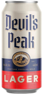 Пиво Devil's Peak Lager in can 0,44 л фото