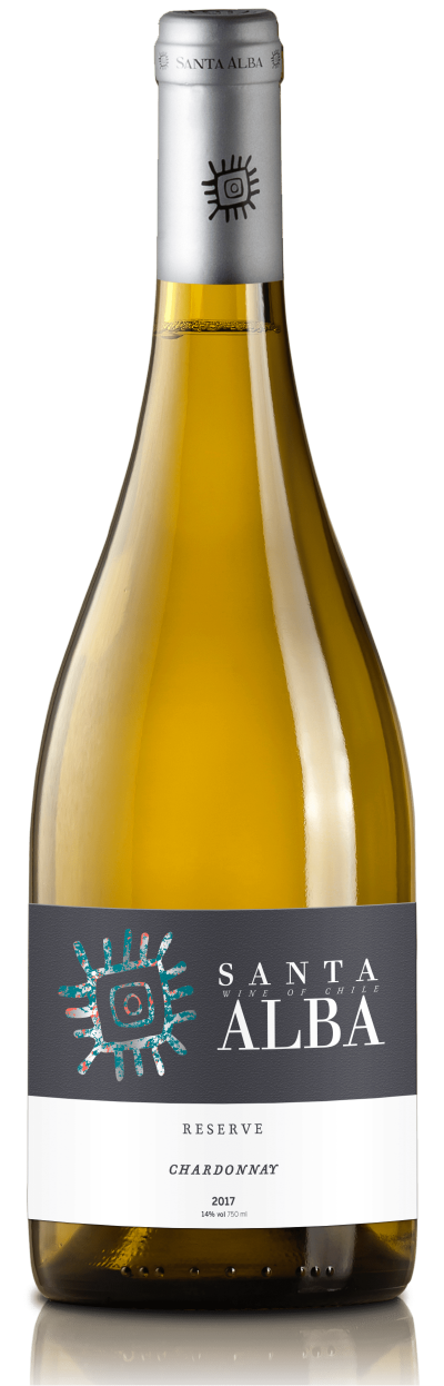 Вино Белое Сухое Santa Alba Reserve Chardonnay 2023 0,75 л фото