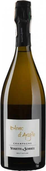 Вино игристое Vouette & Sorbee Blanc d'Argile Brut Nature Champagne 1,5 л фото