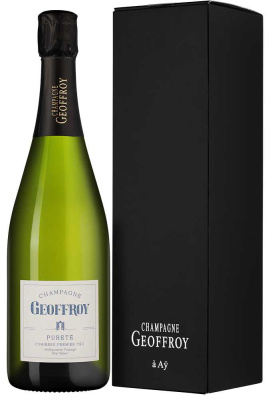 Вино игристое Белое Экстра Брют Geoffroy Purete Premier Cru Brut Nature Champagne in gift box 2019 0,75 л фото