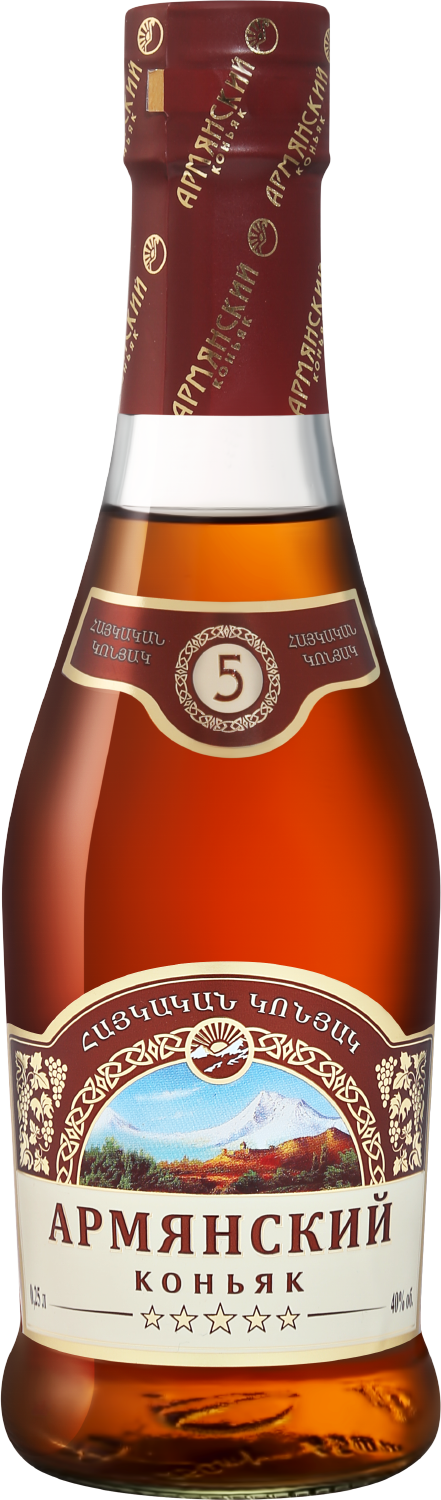Коньяк Merdzavan Cognac Factory Armenian Brandy 5 yo 0,25 л фото