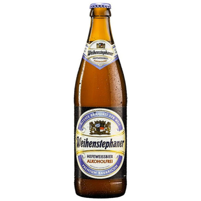 Пиво Weihenstephaner Hefeweissbier Alkoholfrei 0,5 л фото
