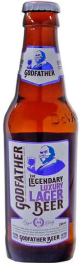 Пиво Светлое Godfather The Legendary Luxury Lager 0,33 л фото