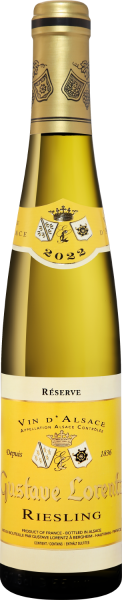 Вино Белое Полусухое Gustave Lorentz Riesling Reserve Alsace 2023 0,375 л фото
