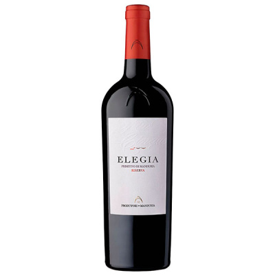 Вино Красное Сухое Produttori di Manduria Elegia Primitivo di Manduria Riserva 2019 0,75 л фото