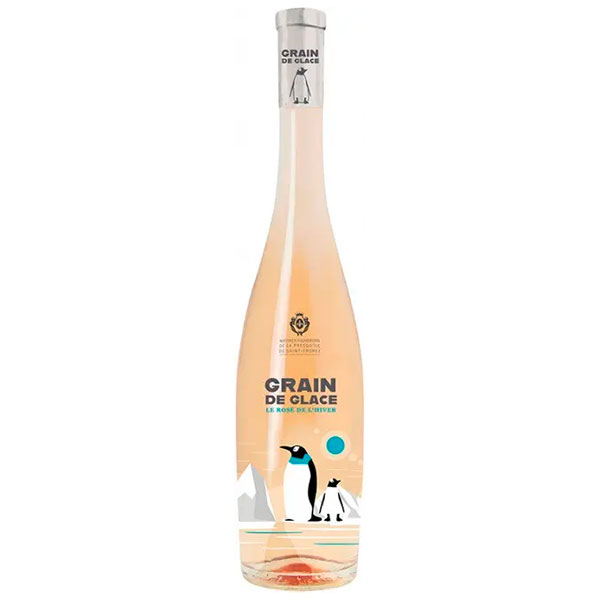 Вино Розовое Сухое Grain de Glace le Rose de l'hiver Cotes de Provence 2021 0,75 л фото