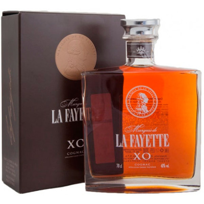 Коньяк Marquis de La Fayette XO carafe in gift box 0,70 л фото