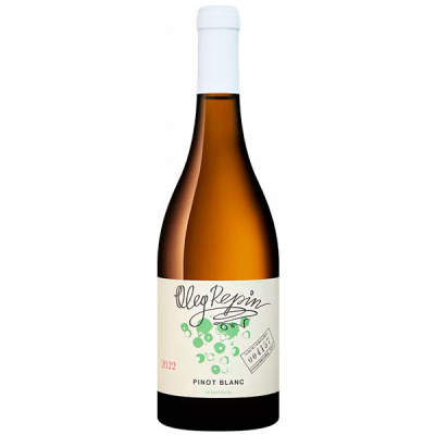 Вино Белое Сухое Oleg Repin Pinot Blanc 2022 0,75 л фото