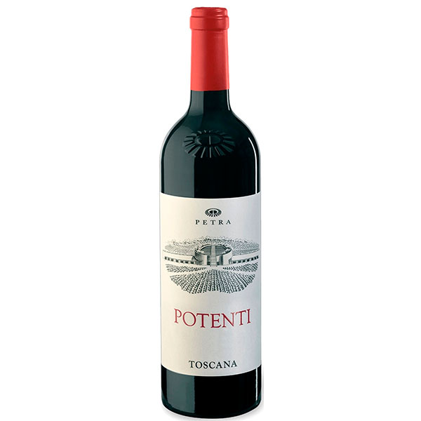 Вино Красное Сухое Petra Potenti Toscana 2018 0,75 л фото