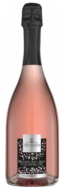 Вино игристое Розовое Сухое Trevisana Prosecco Rose Extra Dry 0,75 л фото