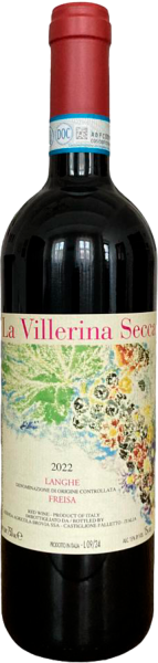 Вино Бровиа Фрейза Ла Виллерина Секка Ланге 2022 красное сухое 15% 0,75 л фото