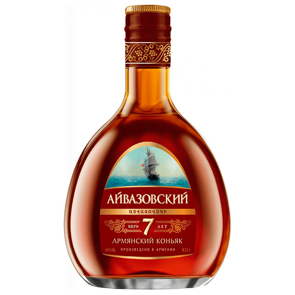 Коньяк Aivazovsky 7 Years Old 0,25 л фото