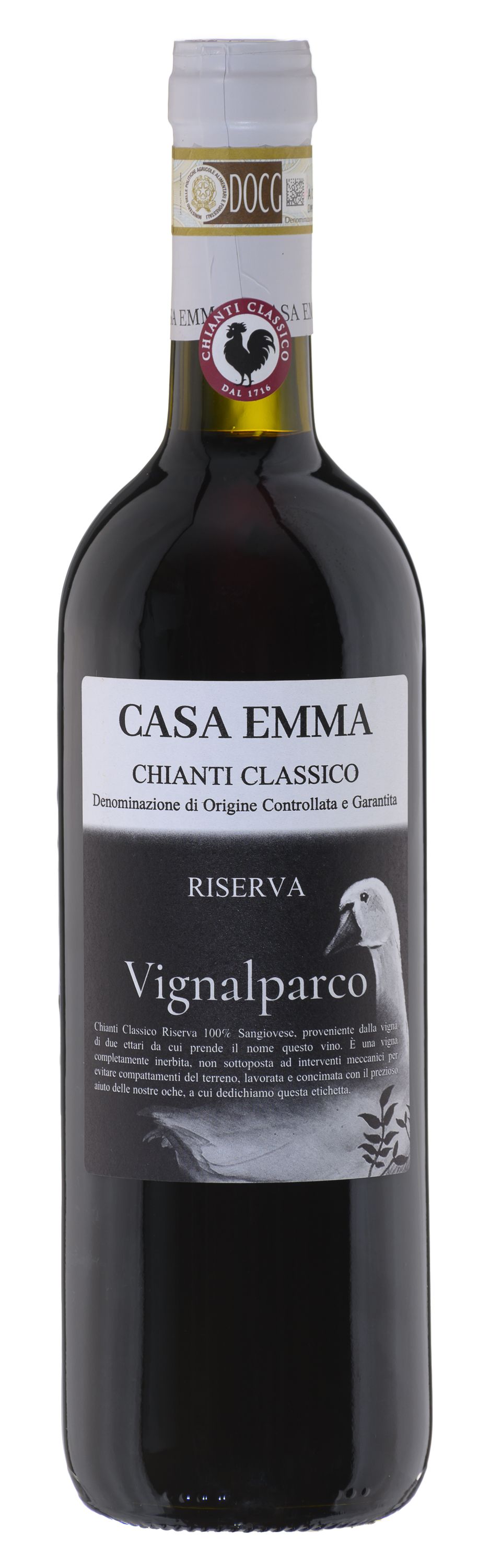 Вино Красное Сухое Casa Emma Vignalparco Chianti Classico Riserva 2020 0,75 л фото