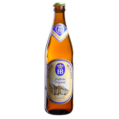 Пиво Светлое Hofbrau Original 0,5 л фото