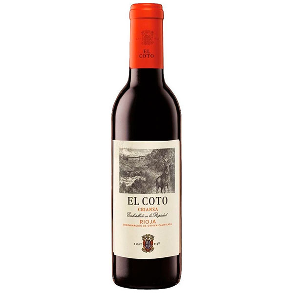 Вино Красное Сухое El Coto Crianza Rioja 2018 0,375 л фото