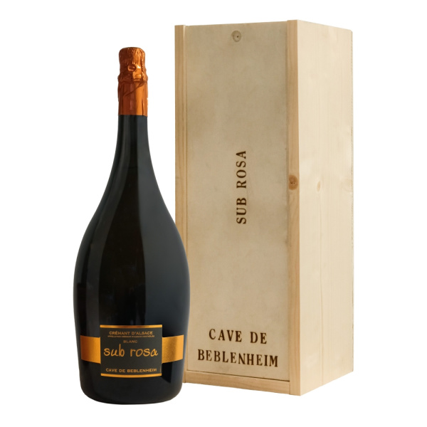 Вино игристое Белое Брют Cave de Beblenheim Sub Rosa Cremant d’Alsace Brut 3 л фото