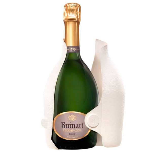 Шампанское Белое Брют Ruinart R de Ruinart Brut Champagne in gift box Second Skin 0,75 л фото