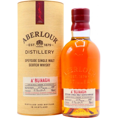 Виски Aberlour A'bunadh Batch 77 Single Malt Speyside in tube 0,7 л фото