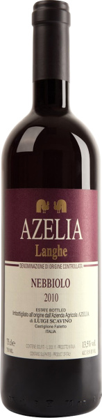Вино Красное Сухое Azelia Langhe Nebbiolo 2021 0,75 л фото