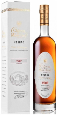 Коньяк Chateau de Montifaud VSOP Fine Petite Champagne in gift box 0,5 л фото