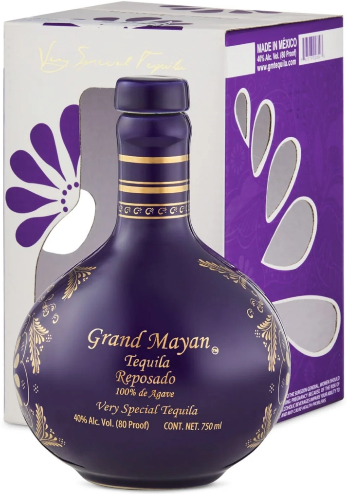 Текила Grand Mayan Reposado in gift box 0,75 л фото