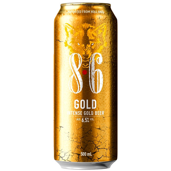 Пиво 8.6" Gold in can 0,50 л фото