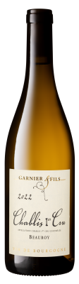 Вино Белое Сухое Domaine Garnier & Fils Beauroy Chablis 1er Cru 2022 0,75 л фото