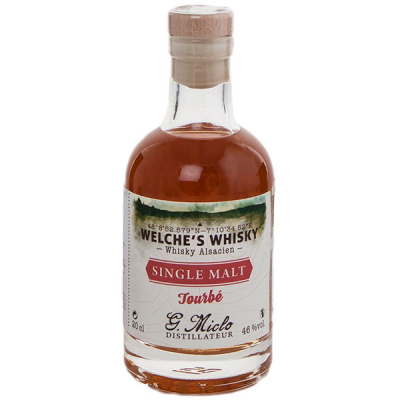 Виски G.Miclo Welche's Tourbe Single Malt Alsace 0,2 л фото