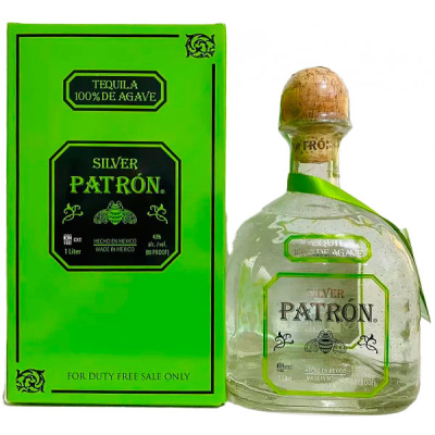 Текила Patron Silver in gift box 1 л фото