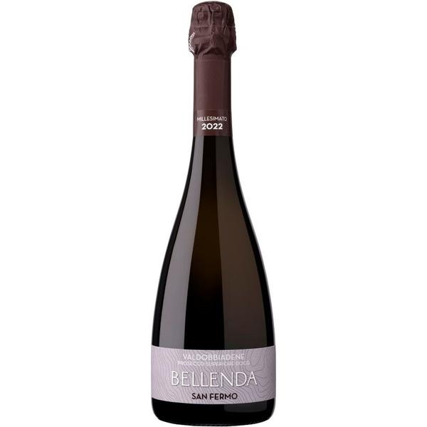 Вино игристое Белое Брют Bellenda San Fermo Conegliano Valdobbiadene Prosecco Superiore 2022 0,75 л фото