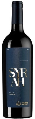 Вино Красное Сухое Usadba Markotkh Syrah Reserve 2023 0,75 л фото