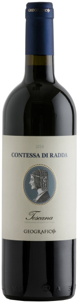 Вино Красное Сухое Geografico Contessa di Radda Toscana 2019 0,75 л фото