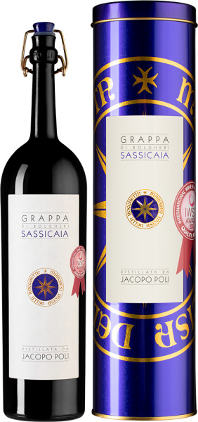 Граппа Poli Sassicaia in tube 2019 0,5 л фото