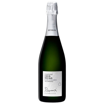 Шампанское Белое Брют Devaux Coeur des Bar Blanc de Blanc Champagne 2016 0,75 л фото
