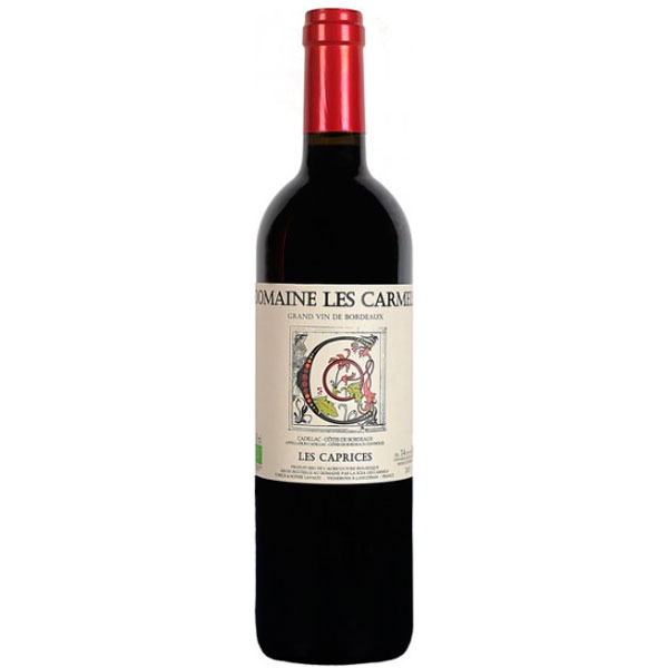 Вино Красное Сухое Domaine Les Carmels Les Caprices Cadillac Cotes de Bordeaux 2021 0,75 л фото