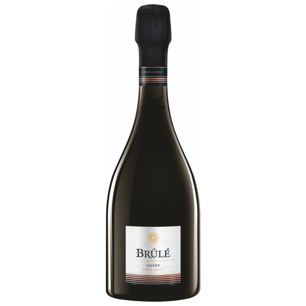 Вино игристое Розовое Брют Fanagoria Brule Cuvee Brut Rose 2024 0,75 л фото